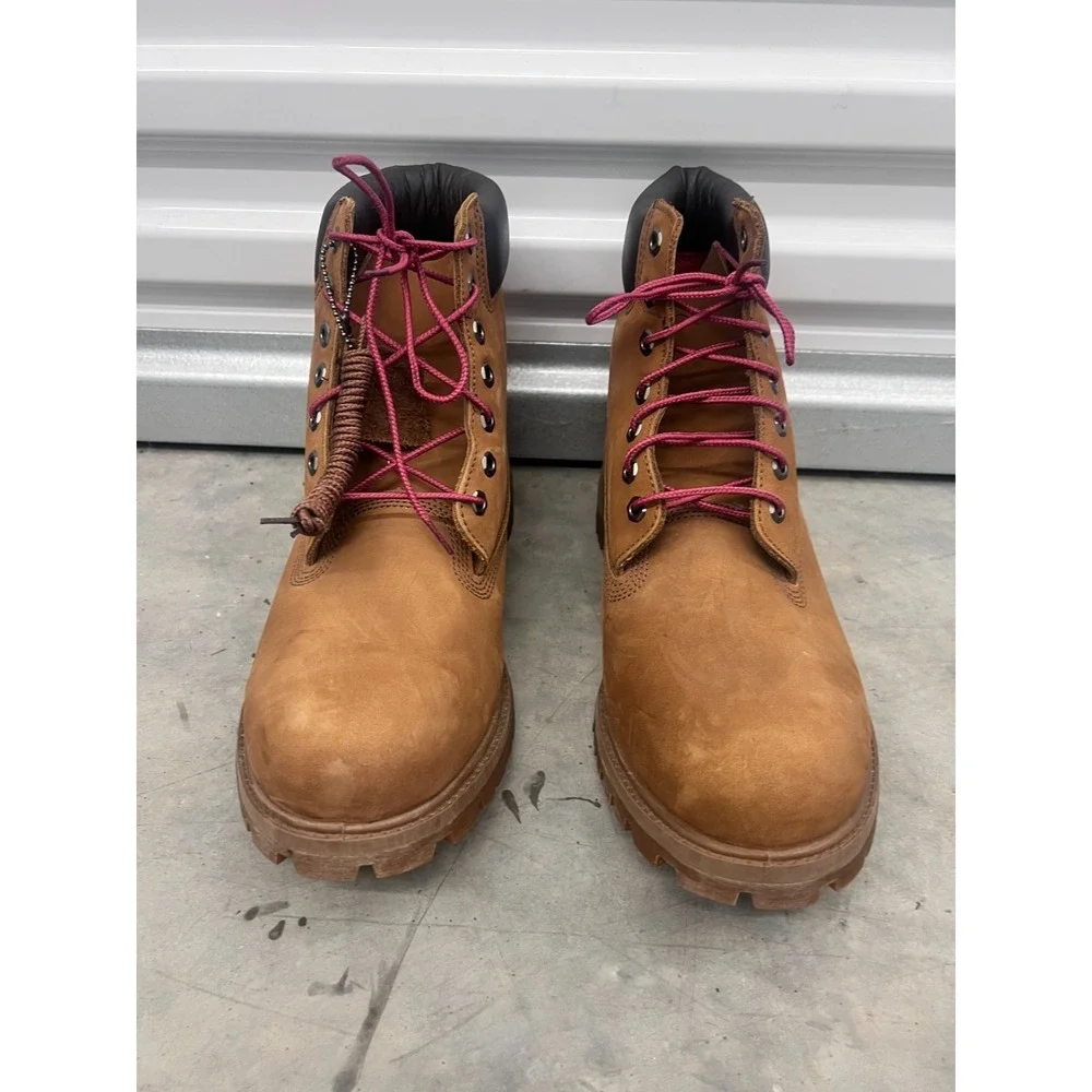 Timberland 1700494 Ankle Boots Men 13 M Brown Leather Lace Up Waterproof Outdoor